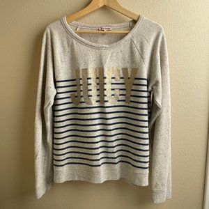Juicy Couture Gray 'Juicy' Lounge Sweatshirt Size L